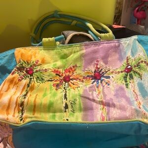 Adorable summer palm tree bag